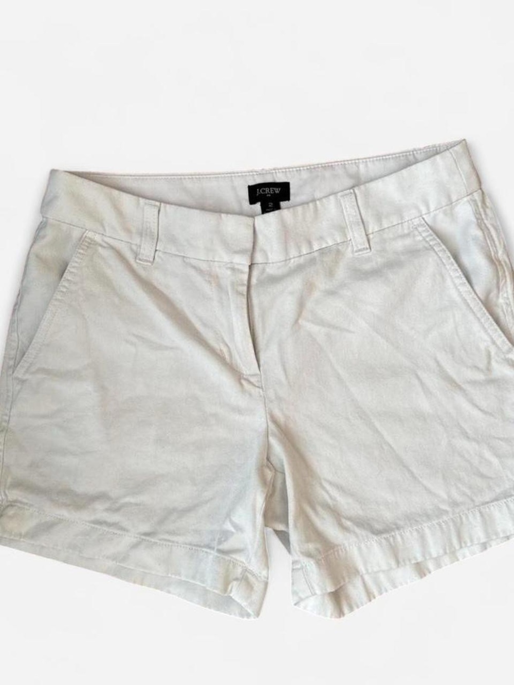J. Crew White Women's Chino Bermuda Shorts